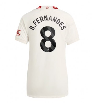 Manchester United Bruno Fernandes #8 Tredjetröja Dam 2023-24 Kortärmad